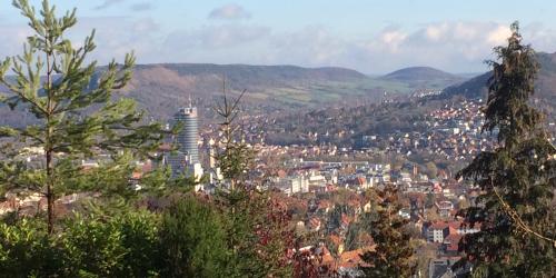Panoramasicht auf die Jenaer Innenstadt